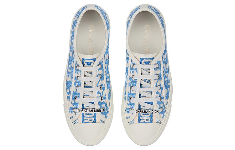Purchase （女子）Dior Walk'N'Dior 刺繡棉布低筒 'Dior Oblique - 矢車菊' KCK211OBE-S11N