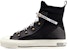 (W) Dior Walk n DIOR High-Top Sneaker Mesh Tekstil & Kulit Anak Lembu 'Hitam' KCK232TLC_S900