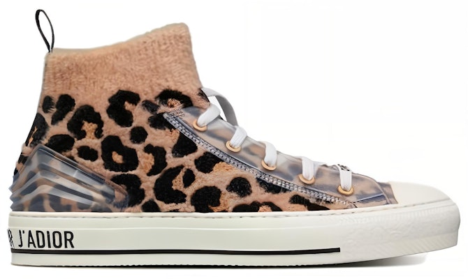 (Women) Dior Walk'n'Dior High-Top Sneakers 'Leopard Print' KCK328KMR_S26U Order (Women) Dior Walk'n'Dior High-Top Sneakers 'Leopard Print' KCK328KMR_S26U
