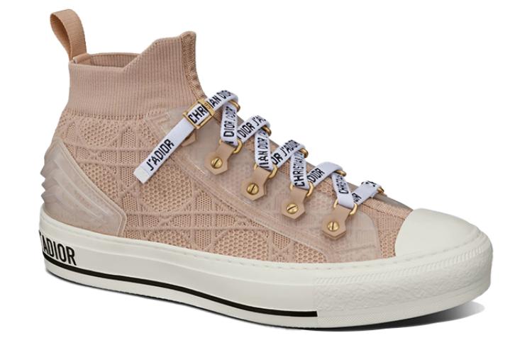 Order (W) Dior Walk'n'Dior High 'Light Nude Pink' Sepatu Wanita Warna Nude Muda KCK276NKR_S12U