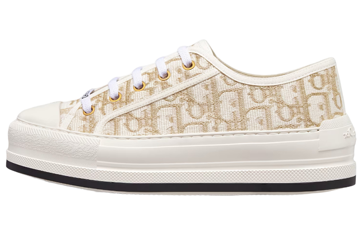 (Women) Dior Walk'n'Dior High 'Oblique Embroidery White Gold' KCK385OBL_S49K