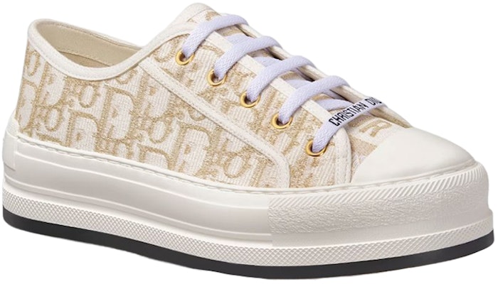 (W) Dior Walk'n'Dior High 'Sulaman Oblique Putih Emas' KCK385OBL_S49K Order (W) Dior Walk'n'Dior High 'Sulaman Oblique Putih Emas' KCK385OBL_S49K