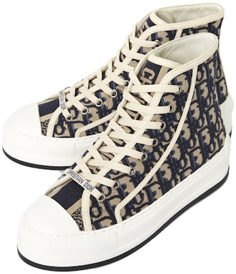 (W) Dior Walk'n'Dior High 'Bordado Oblique Azul Profundo'. KCK382POB_S56B Shop (W) Dior Walk'n'Dior High 'Bordado Oblique Azul Profundo'. KCK382POB_S56B
