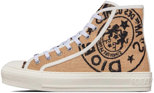 (W) 迪奥Walk'N'Dior高帮鞋'联盟印花-原色米色' KCK355JUR-S29U Buy (W) 迪奥Walk'N'Dior高帮鞋'联盟印花-原色米色' KCK355JUR-S29U