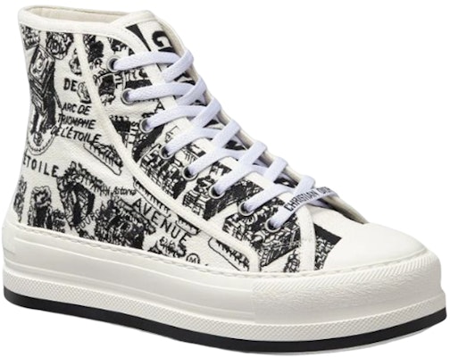 (W) Dior Walk'n'Dior Alta 'Bordado de Algodón Blanco' KCK382KPY_S15W Order (W) Dior Walk'n'Dior Alta 'Bordado de Algodón Blanco' KCK382KPY_S15W