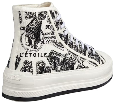 (W) Dior Walk'n'Dior Alta 'Bordado de Algodón Blanco' KCK382KPY_S15W Lookbook (W) Dior Walk'n'Dior Alta 'Bordado de Algodón Blanco' KCK382KPY_S15W