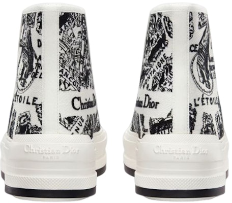 (W) Dior Walk'n'Dior Alta 'Bordado de Algodón Blanco' KCK382KPY_S15W Purchase (W) Dior Walk'n'Dior Alta 'Bordado de Algodón Blanco' KCK382KPY_S15W