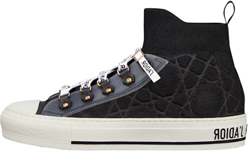 Dior迪奧 Walk‘n‘Dior 藤格紋休閒高幫 時尚板鞋 女款 黑色 Buy Dior迪奧 Walk‘n‘Dior 藤格紋休閒高幫 時尚板鞋 女款 黑色