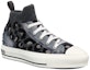 Lookbook (W) Dior Walk'n'Dior High-Top Sneaker 'Kelabu Biru Corak Leopard' KCK328KMR_S27G