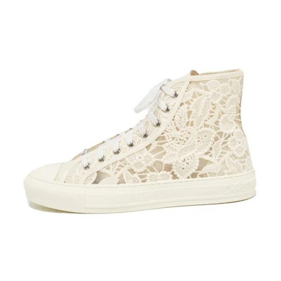 (W) Dior Walk'n'Dior High Top Sneaker 'White Fashion'