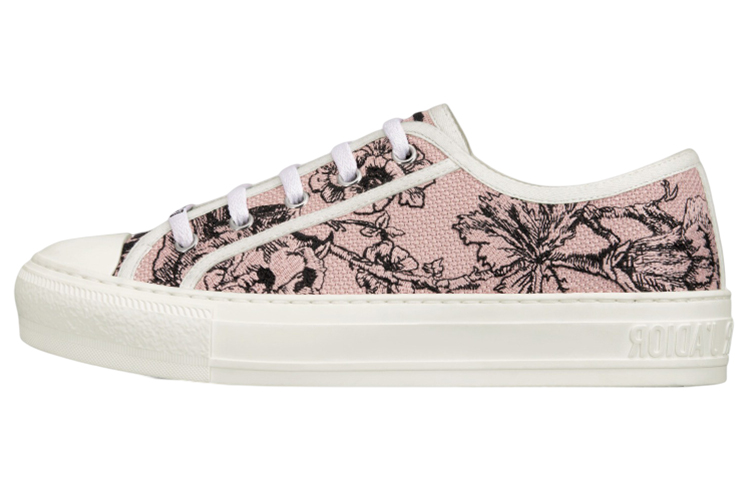 (Women) Dior Walk'n'Dior Low-Top Sneaker 'Nude Embroidered Canvas' KCK211GRB_S15X