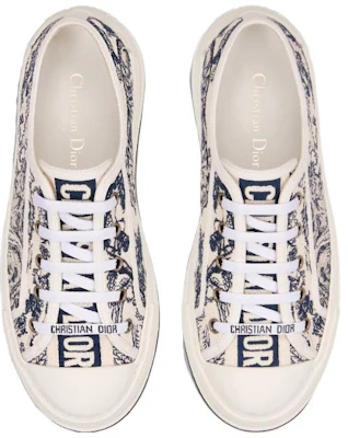 (W) Dior Walk''n''Dior Baskets Basses ''Blanc Bleu Broderie'' KCK385TJE_S68B Shop (W) Dior Walk''n''Dior Baskets Basses ''Blanc Bleu Broderie'' KCK385TJE_S68B