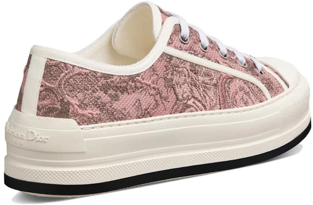 (W) Dior Walk'n'Dior ピンク刺繍キャンバス スニーカー KCK385TJE_S62P Lookbook (W) Dior Walk'n'Dior ピンク刺繍キャンバス スニーカー KCK385TJE_S62P
