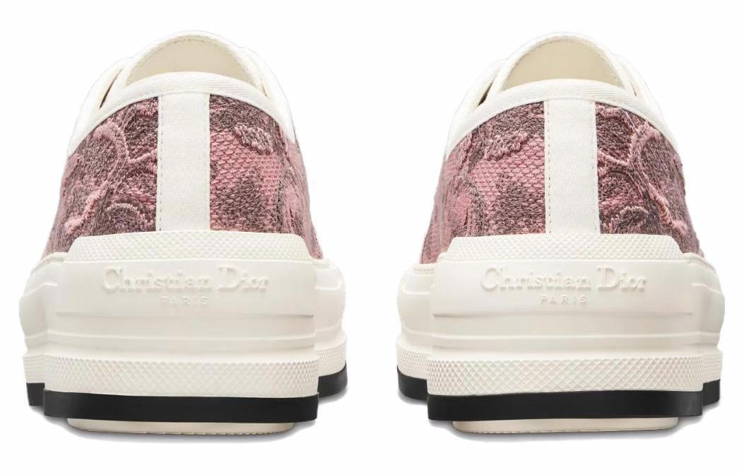 Shop (W) Dior Walk'n'Dior ピンク刺繍キャンバス スニーカー KCK385TJE_S62P