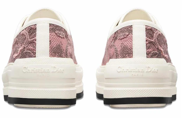 (W) Dior Walk'n'Dior ピンク刺繍キャンバス スニーカー KCK385TJE_S62P Shop (W) Dior Walk'n'Dior ピンク刺繍キャンバス スニーカー KCK385TJE_S62P