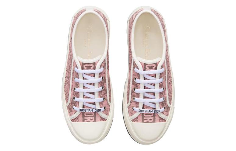 Purchase (W) Dior Walk'n'Dior ピンク刺繍キャンバス スニーカー KCK385TJE_S62P