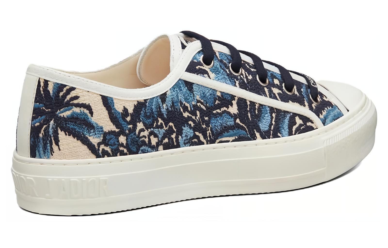Shop DIOR 迪奧 Walk‘n‘DIOR 迪奧 低筒運動鞋 女款 藍白