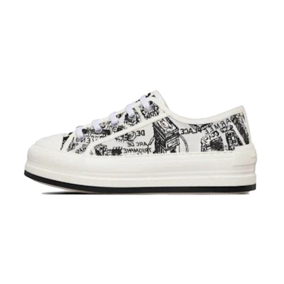 (W) Dior Walk'n'Dior Low 'Embroidered Canvas White'