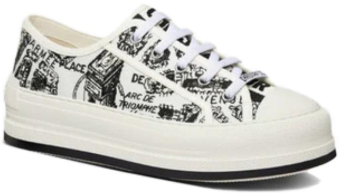 (W) Dior Walk'n'Dior Bajo 'Lienzo Bordado Blanco' KCK385KPY_S15W Order (W) Dior Walk'n'Dior Bajo 'Lienzo Bordado Blanco' KCK385KPY_S15W