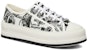 (W) Dior Walk'n'Dior Rendah 'Kanvas Sulaman Putih' KCK385KPY_S15W