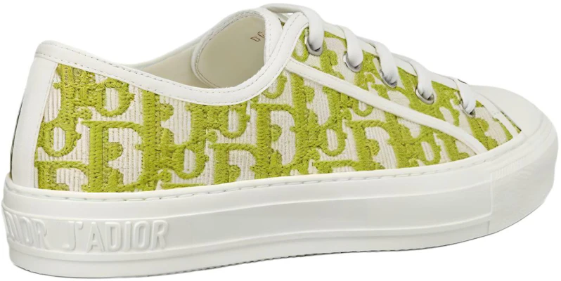 DIOR迪奧 Walk'n'Dior 耐磨防滑 低筒 休閒板鞋 女款 綠黃色 Shop DIOR迪奧 Walk'n'Dior 耐磨防滑 低筒 休閒板鞋 女款 綠黃色