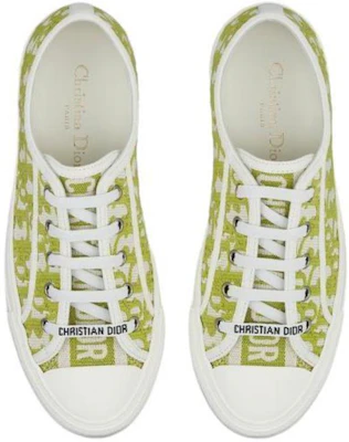 DIOR迪奧 Walk'n'Dior 耐磨防滑 低筒 休閒板鞋 女款 綠黃色 Purchase DIOR迪奧 Walk'n'Dior 耐磨防滑 低筒 休閒板鞋 女款 綠黃色