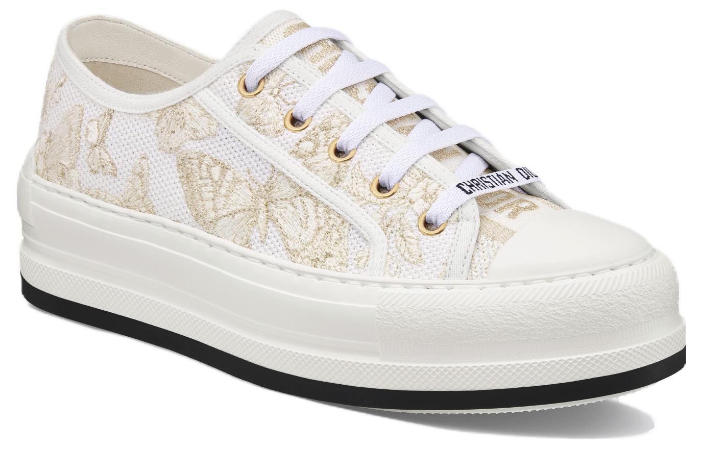 Lookbook (W) Dior Walk''n''Dior Low ''Wit Goud'' KCK385ESR_S49K