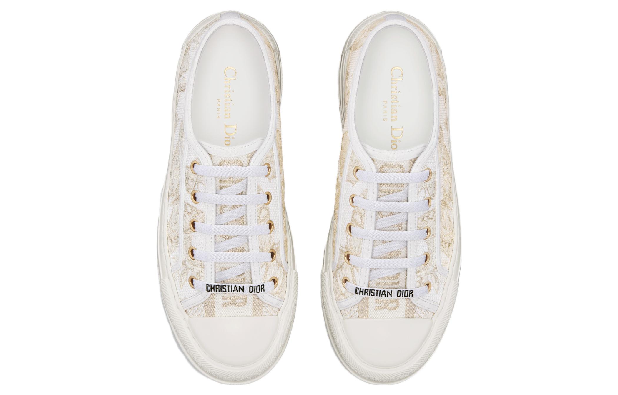 Shop (W) Dior Walk‘n‘Dior Low 'Putih Emas' KCK385ESR_S49K