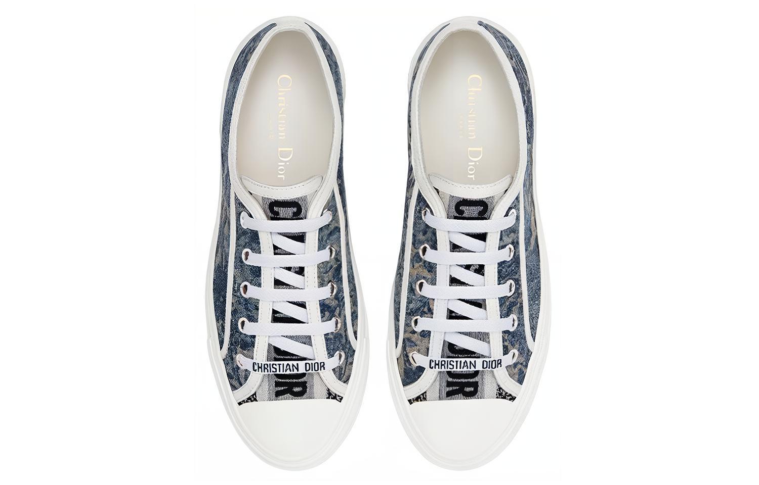 Shop (W) Dior Walk'n'Dior Low Biru 'Sulaman Denim' KCK211BUD_S91B