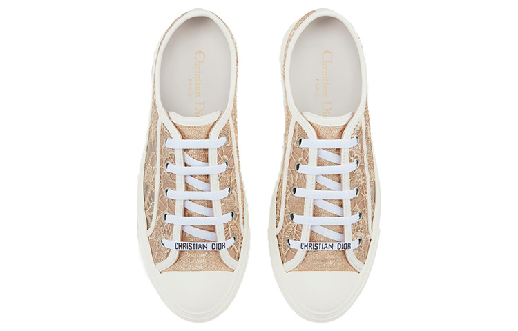 Purchase DIOR迪奧 Walk'n'Dior 網布 低幫綁帶 時尚板鞋 女款 金色