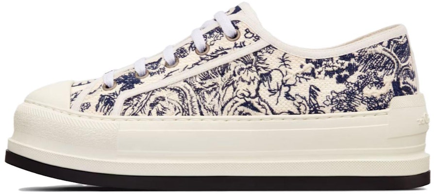 (Women) Dior Walk'n'Dior Low-Top Sneaker 'White Blue Embroidery' KCK385TJE_S68B Buy (Women) Dior Walk'n'Dior Low-Top Sneaker 'White Blue Embroidery' KCK385TJE_S68B