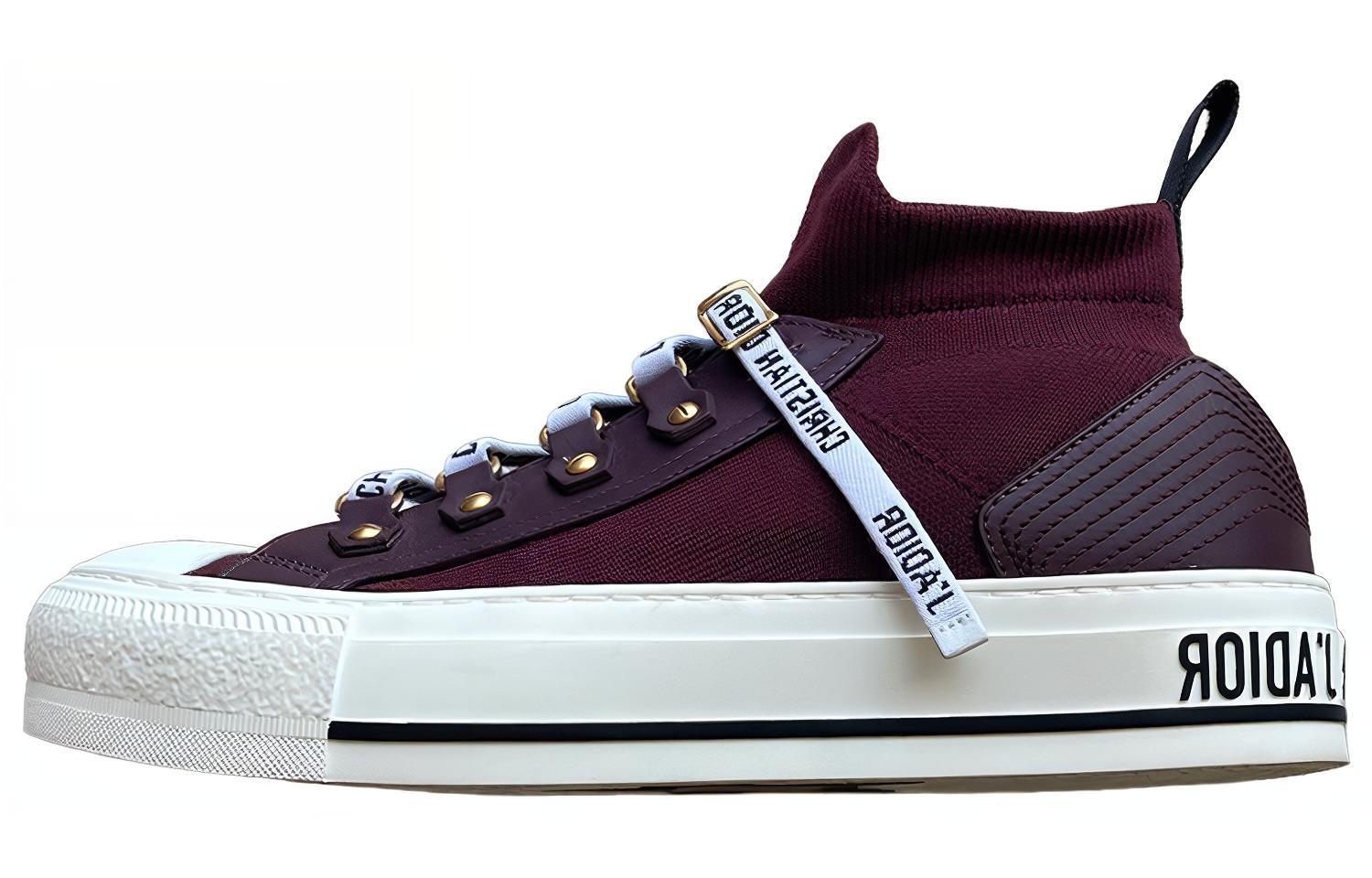 (Women) Dior Walk'N'Dior Mid 'Rouge Noir' KCK231TLC-S33R