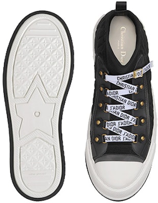 (Women) Dior Walk'n'Dior Mid-Top Sneaker 'Black' KCK389CHK_S900 Details for (Women) Dior Walk'n'Dior Mid-Top Sneaker 'Black' KCK389CHK_S900