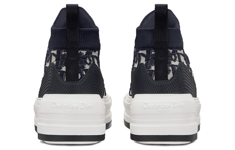 Purchase DIOR迪奧 Walk‘n‘Dior 圓頭綁帶 中筒 板鞋 女款 黑白色