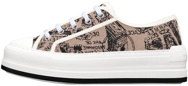 (W) Dior Walk'N'Dior Platform 'Plan de Paris - Beige' Beige KCK385KPY-S37U Buy (W) Dior Walk'N'Dior Platform 'Plan de Paris - Beige' Beige KCK385KPY-S37U