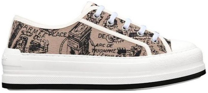 (W) Dior Walk'N'Dior Platform 'Plan de Paris - Beige' Beige KCK385KPY-S37U Order (W) Dior Walk'N'Dior Platform 'Plan de Paris - Beige' Beige KCK385KPY-S37U