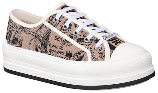 (W) Dior Walk'N'Dior Platform 'Plan de Paris - Beige' Beige KCK385KPY-S37U Lookbook (W) Dior Walk'N'Dior Platform 'Plan de Paris - Beige' Beige KCK385KPY-S37U