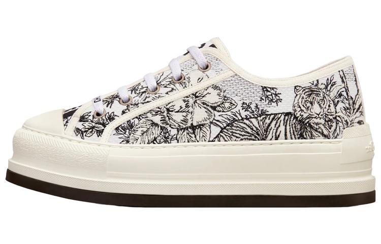 Buy (W) 디올 워크앤디올 플랫폼 스니커즈 "뚜왈 드 주이 자수" KCK385VOY-S15W