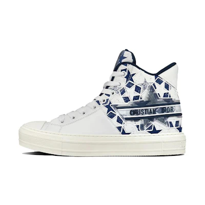 (W) Dior Walk'N'Dior Star Etoile High 'White Deep Blue'