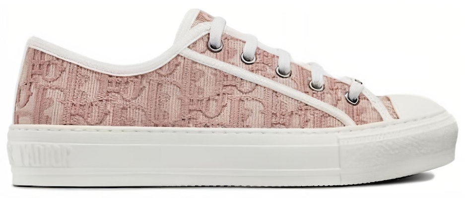 (W) 迪奥 WalkDior 裸色斜纹刺绣 'N' 女鞋 KCK211OBE_S21U Order (W) 迪奥 WalkDior 裸色斜纹刺绣 'N' 女鞋 KCK211OBE_S21U