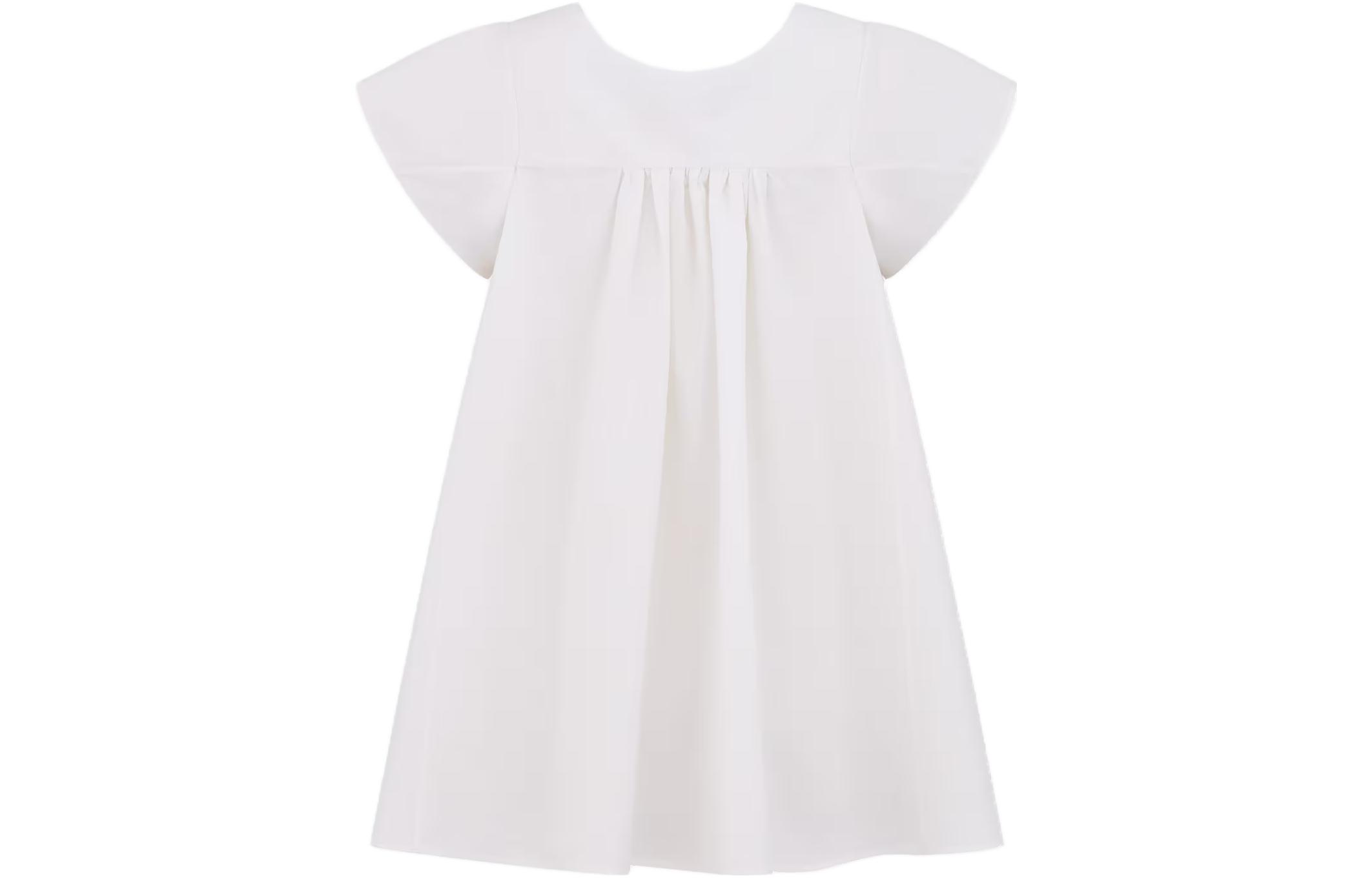 (Women) DIOR White  Short Sleeve T-Shirt with Embroidered Logo. 411B02A3124-X0200 圖 3