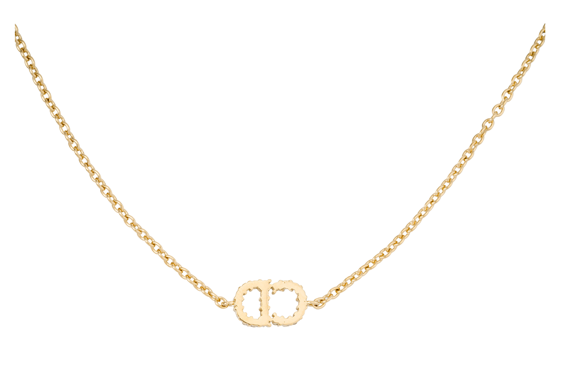 (Women) Dior White Crystal Gold-Tone Mixed Material Bracelet B0845CDLCY-D301 圖 5