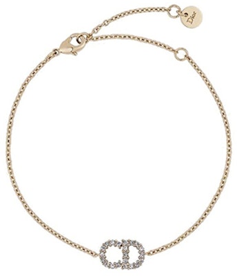 (Women) DIOR White Crystal Gold Metal Bracelet Gold Gift Bag Edition B0845CDLCY-D301 Order (Women) DIOR White Crystal Gold Metal Bracelet Gold Gift Bag Edition B0845CDLCY-D301