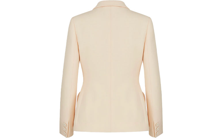(Women) DIOR White Single-Breasted Long Sleeve Blazer Jacket 841V01A1166-X0200 圖 3
