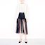 Shop (Women) DIOR White Single-Breasted Long Sleeve Blazer Jacket 841V01A1166-X0200