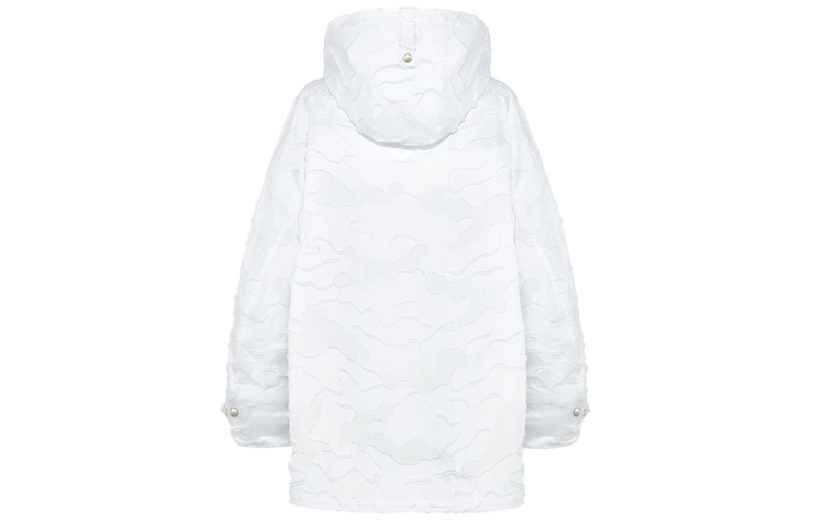 Lookbook (W) DIOR Jaket Hoodie Warna Putih Koleksi 2023. 017C10A2960X-0100