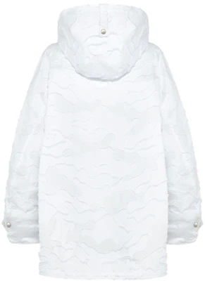 (Women) DIOR White Solid Color Hooded Jacket 2023 Collection 017C10A2960X-0100 Lookbook (Women) DIOR White Solid Color Hooded Jacket 2023 Collection 017C10A2960X-0100