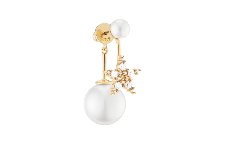 (Women) Dior White Star Pattern Earrings E1036ABCCY-D301 圖 3