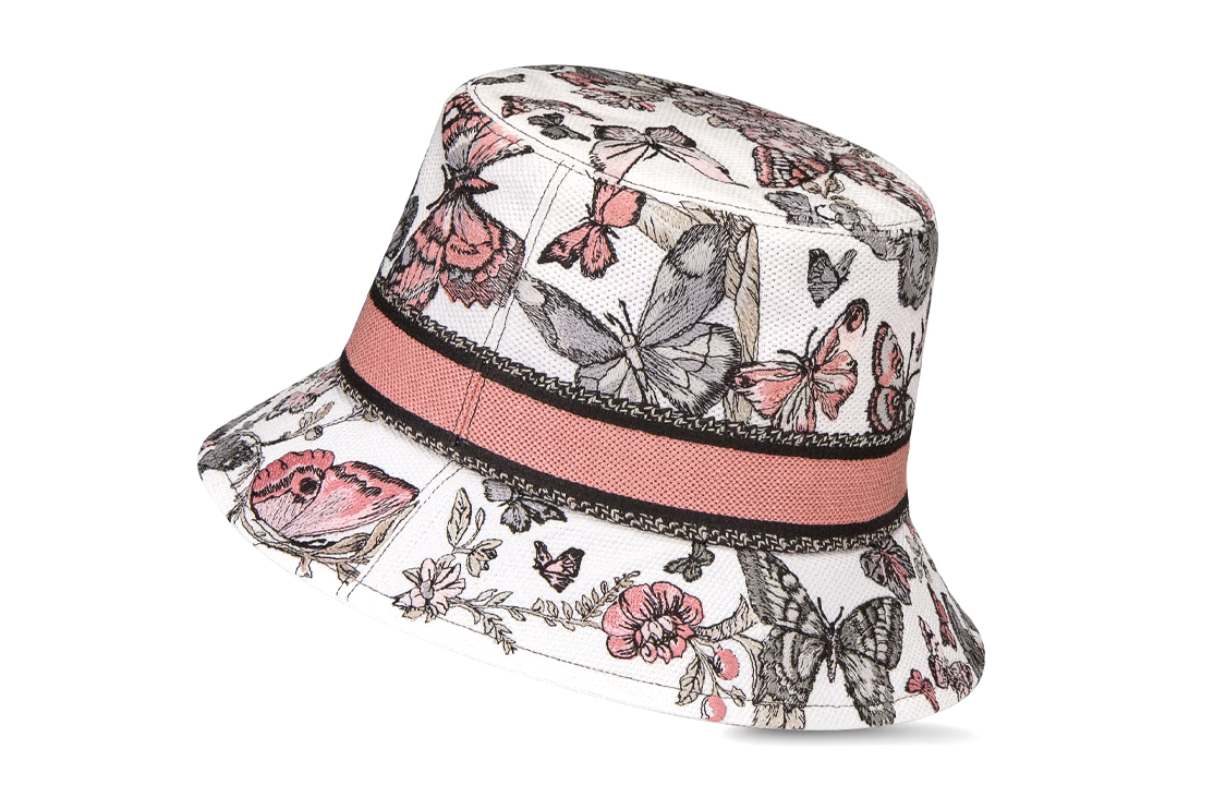 Shop (W) Topi Baldi Wanita Dior Multi-Warna Kapas dengan Logo Cetakan. 41DTM923X130C400