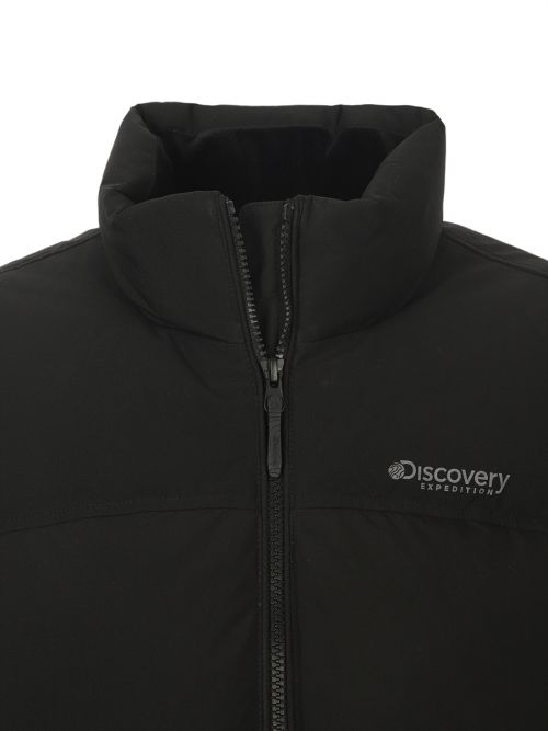 Shop (Women) Discovery Expedition Bansley Down Crop Short Puffer Jacket (Black) DWDJ8D056-BKS